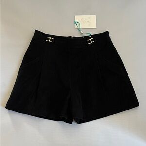 Abel & Lula tween girls black corduroy shorts size 12